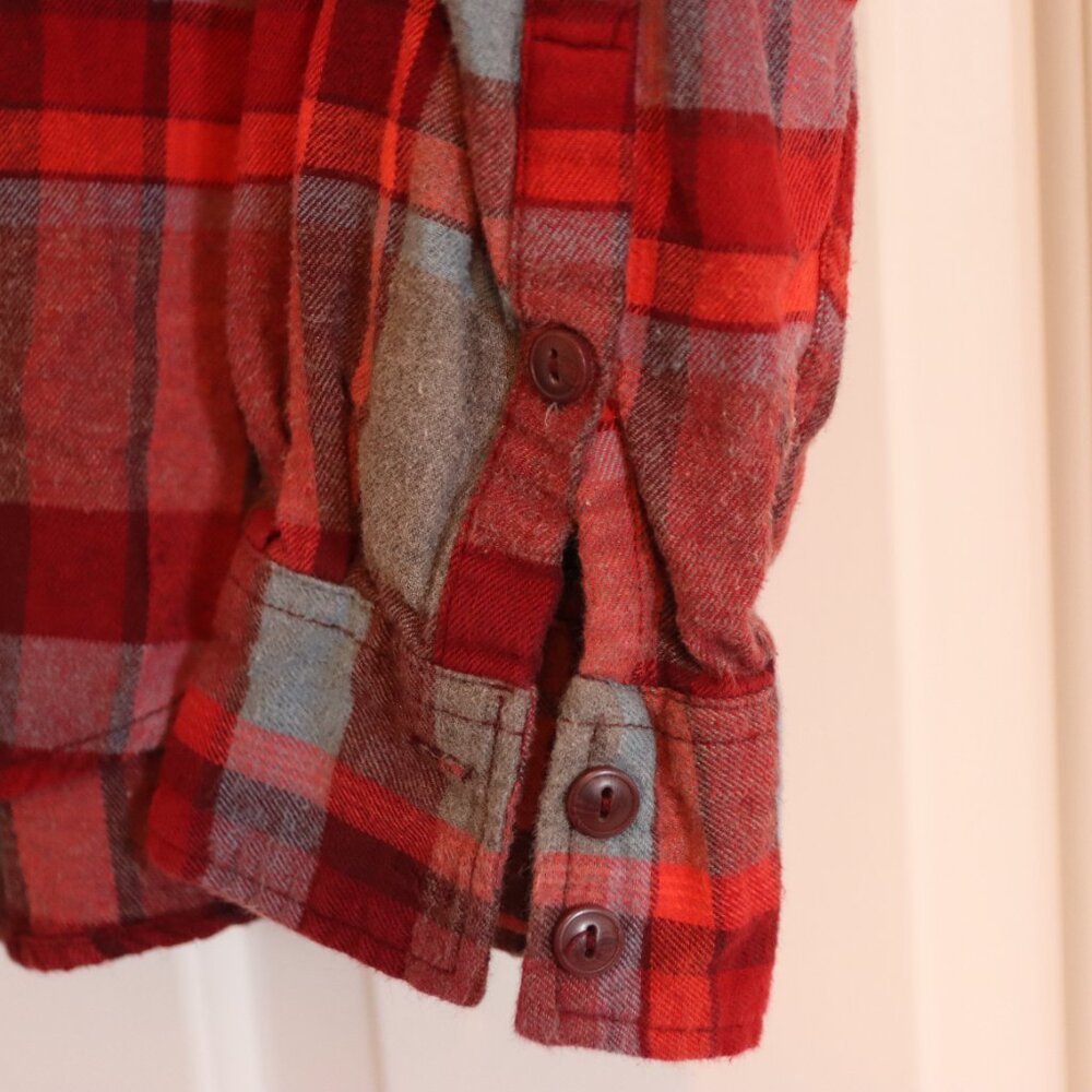 Arizona Jean Company Button down Flannel Shirt size XXL 100% Cotton Casual Work - Picture 5 of 8